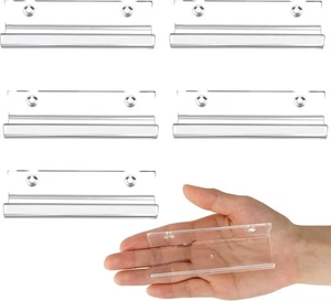 6 Pack Clear Vinyl Record Shelf Wall Mount Acrylic Album 4 inch, - Picture 1 of 7