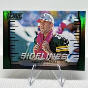 2016 Score Aaron Rodgers Sidelines Green Insert Card 🔥10/20🔥RARE - Picture 1 of 3