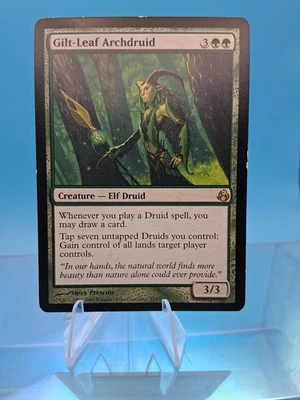 Magic The Gathering Gilt-Leaf Archdruid Morningtide MOR #124 MTG TCG RARE LP - Image 1 of 2