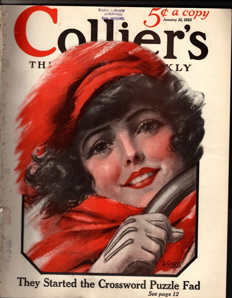 1925 Collier's January 31-Ten Commandments for husbands; Does the world hate us? Foto 1 de 1