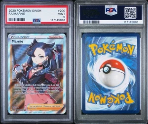 2020 Pokemon SWSH #200 Marnie FA PSA 9 MINT - Picture 1 of 1