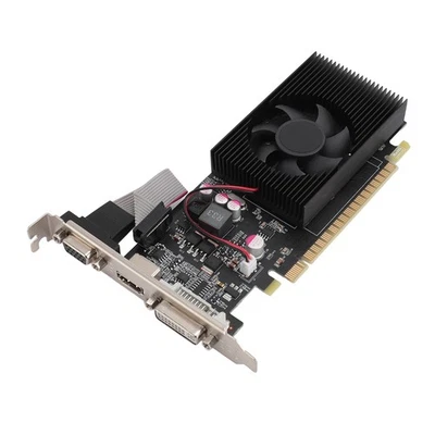 Gt730 4Gb Gddr3 128Bit Graphics Card With Cooling Fan Pcie 2.0 16X Gaming AM - Image 1 of 4