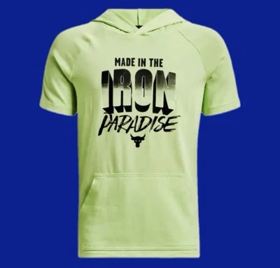 Under Armour Project Rock Iron Paradise Hooded Loose Shirt Youth X-Large - Image 1 of 4