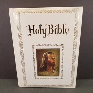 Regency 1978 Holy Bible King James Version KJV Red Letter Edition Illustrated - Picture 1 of 13
