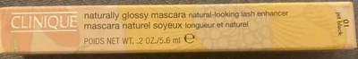 Clinique Discontinued Naturally Glossy Mascara 01 JET BLACK 0.2oz/5.6ml - NIB - Image 1 of 4