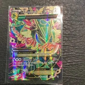 Pokémon TCG M Rayquaza EX 105/108 Full Art Ultra Rare - XY Roaring Skies LP - Picture 1 of 20