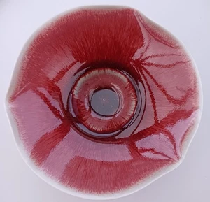 Beautiful Ivar Mackay studio pottery copper red bowl. - Picture 1 of 7