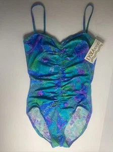 NWT DeWeese Swimwear Size 12 Built-in Bra, Convertible Straps Swim Bathing suit - Picture 1 of 12