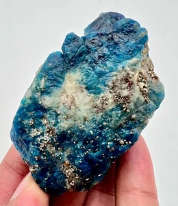 122 Gm Beautiful Natural Rare Sodalite With Afghanite & Pyrite Specimen~Afg - Picture 1 of 7