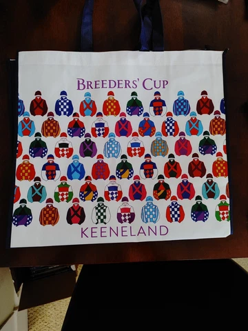 Breeders Cup 2022 Flightline Reusable Shopping Market Grocery Whole Foods Bag Cover
