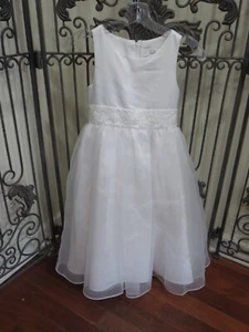 118FG US ANGELS GRÖSSE 8 PERLEN TAILLE BLUMENMÄDCHEN FORMELL MÄDCHEN KOMMUNION KLEID - Bild 1 von 9