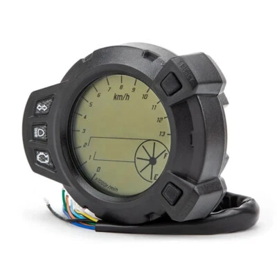 LCD Digital Odometer Tachometer Gauge Speedometer For Yamaha Zuma BWS 125 YW125 - Image 1 of 4