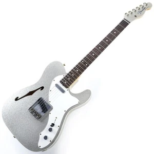 Fender Custom Shop F24 LTD '60 Telecaster Custom Thinline Silver Sparkle Relic - Picture 1 of 12