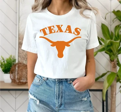 Texas Longhorns Shirt NCAA Football Tee Team Gear Gift for Sports Fan Tshirt - Image 1 of 4