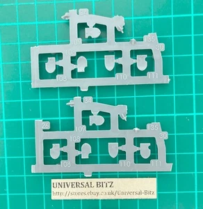 Schwertbrüder kleine Platten x 10 A schwarze Templer Warhammer 40K R1 E - Bild 1 von 1
