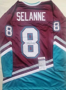 Teemu Selanne signed Custom signed Jersey auto autograph certified JSA size XL - Picture 1 of 2