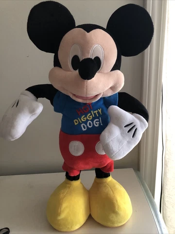 DISNEY - Mickey Mouse Clubhouse Hot Diggity Dog Dance & Sing Spins WORKS! Cover