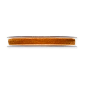 Velvet Fabric Ribbon 10mm (0.4 inch) Wide x 9m (10yd) Roll Cognac - Picture 1 of 3