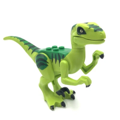 LEGO Velociraptor verde brillante minifigura Jurassic World 10757 dinosaurio raptor Foto 1 de 4