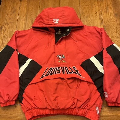 Louisville Cardinals Vintage Starter Jacket Size XL NCAA - Image 1 of 4