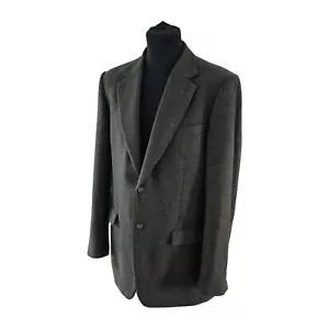 Moon Tweed Wool Sports Jacket Size 40 L Dark Green Brook Taverner Countrywear - Picture 1 of 14
