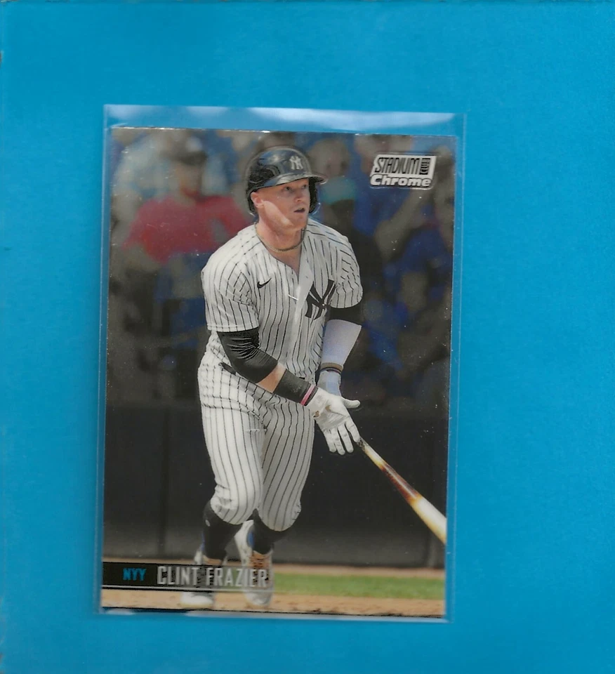 2021 Topps Stadium Club Chrome #104 Clint Frazier New York Yankees - Image 1 of 1