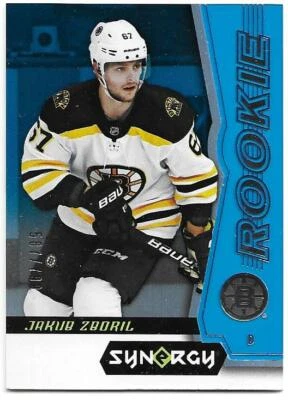 2018-19 Upper Deck Synergy JAKUB ZBORIL Rookie 587/799 Blue Parallel #41 - Image 1 of 2