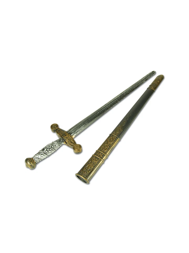 Medieval Sword Bronze Adults Knight Fancy Dress Accessory Mens Prop Kids - Image 1 of 1
