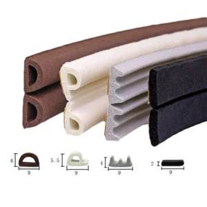 Fensterdichtung Türdichtung Selbstklebend Gummidichtung Profil D/P/E/I Dichtband - Bild 1 von 9