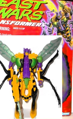 Transformers Beast Wars 1996 BUZZ SAW tarjeta completa 1997 de colección Waspinator Foto 1 de 4