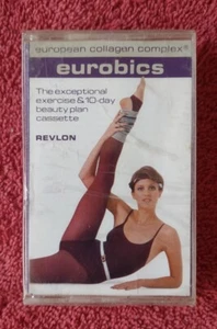 Vtg 1984 Revlon Eurobics 10-day Beauty & Exercise Plan Sealed Cassette - Picture 1 of 8