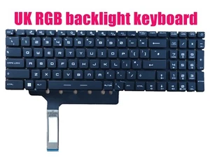 UK RGB backlight keyboard for MSI GE76 Raider 12UGS/12UHS/12UH(MS-17K4) - Picture 1 of 2