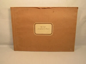 ARTHUR VOGEL 67 City Landcape Drawings Munich 1971 Oversized Art Book 95/500 - Foto 1 di 17