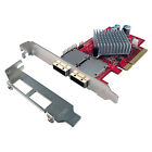 Dual External Mini SAS (8) Ports SAS/SATA (6Gb) PCI Express 8x Gen2 Controller