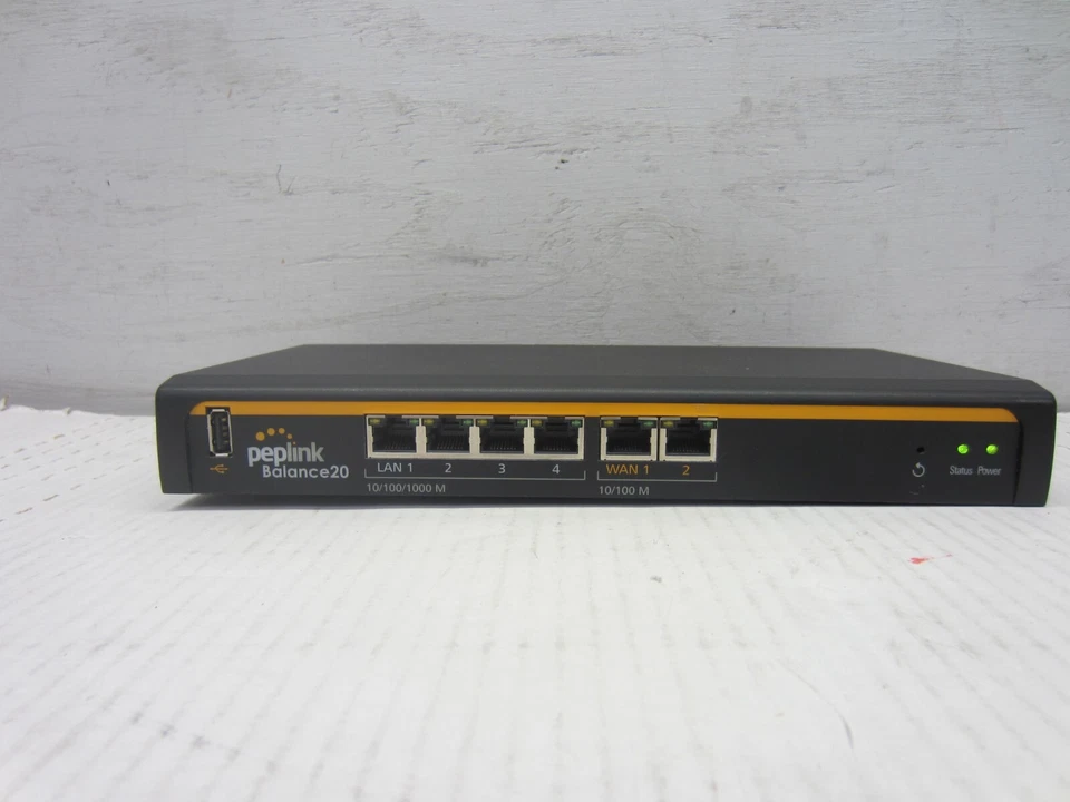 Peplink Balance 20 (BPL-021) 4 port GE LAN Switch 4G LTE/3G Modem 150Mbps - Image 1 of 4