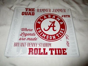 ALABAMA CRIMSON TIDE EMBOSSED METAL SIGN #04 - NEW - Picture 1 of 1