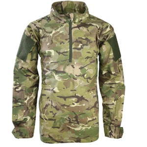 NEW KombatUK Kids Spec-OP's UBACS Tactical Rip-Stop Shirt BTP Camouflage Pattern - Picture 1 of 3