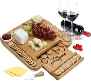 Premium Charcuterie Cheese Boards, for Women Gifts for Her Mom Wife Parents - Picture 1 of 6