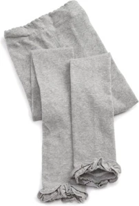 Country Kids Girls' Ruffle Pima Capri, Silver Gray, 1-3 - Picture 1 of 1