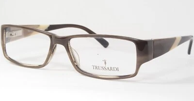 TRUSSARDI TE10782 H08 ÚNICO RARO MARCO DE GAFAS 54-15-135mm Italia Foto 1 de 4