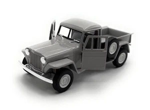 Modellauto Jeep Willys Pick Up Truck Miniatur auto Maßstab 1:34 zufällige Farbe - Picture 1 of 14