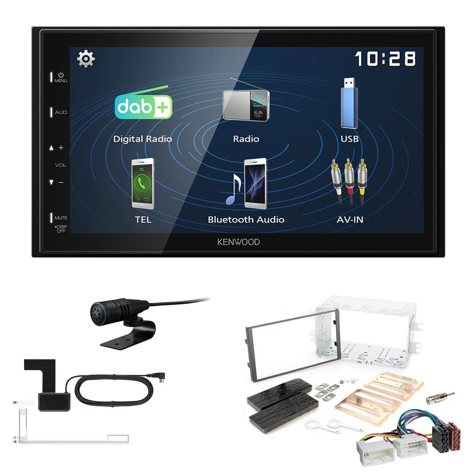 Kenwood DMX129DAB   Autoradio für KIA Carens III 2006-2010 - Bild 1 von 4