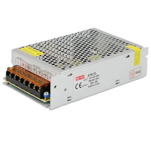 60W 12V 5A AC/DC Switching Power Supply for LED Strip Light Monitoring CCTV - Picture 1 of 7