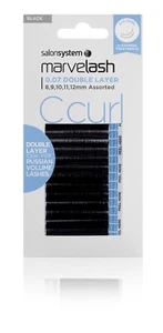 Salon System Marvelash Extensions C Curl 0,07 Doppio Strato Assortito - Foto 1 di 1