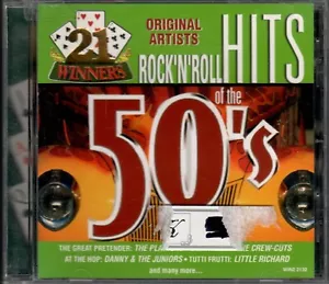 21 Winners Rock'n Roll Hits of the 50's Audio CD 2001 Madacy Free Shipping - Picture 1 of 3