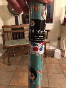 FRIENDS TV Show Christmas GIFT Wrapping Paper Large 70 Sq Ft  - Picture 1 of 4