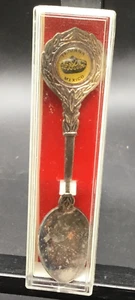 Vintage Tijuana, Mexico Silver Souvenir Spoon Patina Sombrero - Picture 1 of 6