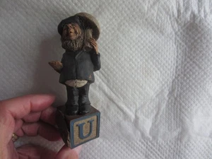 Gnomo alfabeto "U" 1994 de 5 pulgadas de Tom Clark - Imagen 1 de 8