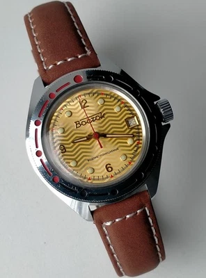 Reloj soviético Vostok 2416.B automático resistente al agua original vintage años 90 Foto 1 de 4