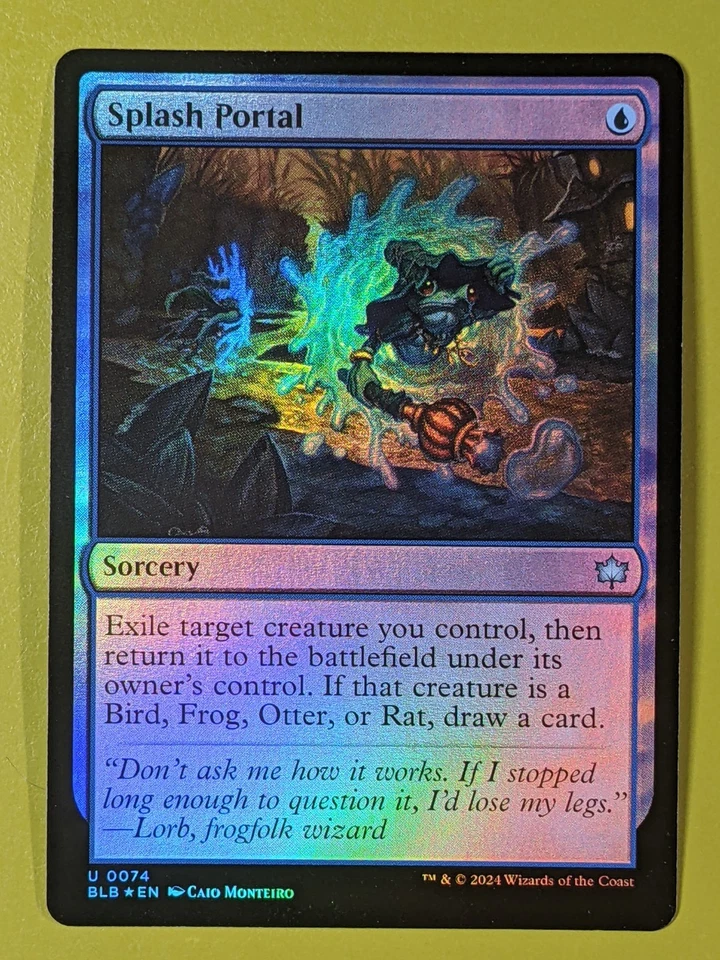 FOIL Splash Portal x1 Bloomburrow 1x Magic the Gathering MTG - Image 1 of 1